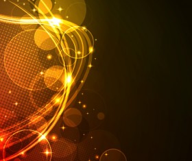 Sparkling Stars background art vector graphics 01