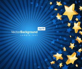 Sparkling Stars background art vector graphics 05