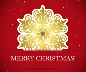 Set of Origami Xmas Greeting Cards design vector 04