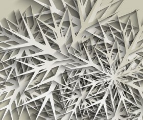 Paper-cut snowflake vector