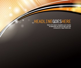 Vector set of Abstract Brilliant backgrounds 06