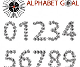 Creative Alphabet goal design vector 04