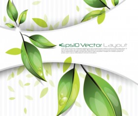 Set of BIO life vector backgrounds 02