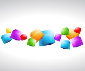 Background Geometric shapes design elements vector 03