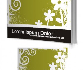 Set of Book cover design template vector graphics 05
