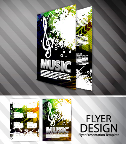 Set of Modern Brochure and Flyer design elements vector 02