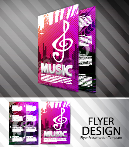 Set of Modern Brochure and Flyer design elements vector 03