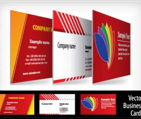 brochure and Business card design vector 01