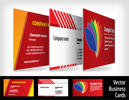 brochure and Business card design vector 01