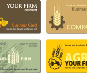 Business style Business card design vector 02