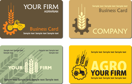 Business style Business card design vector 02