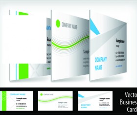 Vector Set of Creative Business card elements 02