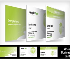 brochure and Business card design vector 03