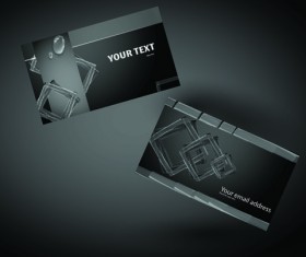 Vector Set of Creative Business card elements 04