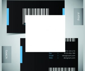 Vector Set of Creative Business card elements 05