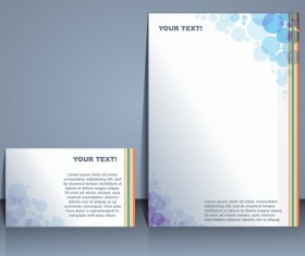 Business templates with cover brochure design vector 01