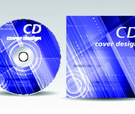 CD cover presentation vector template material 14