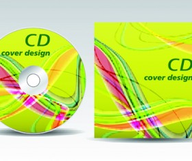 CD cover presentation vector template material 15