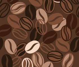 Set of Dark Coffee vector background 03