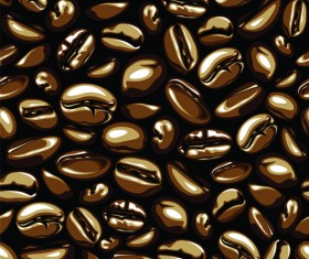 Set of Dark Coffee vector background 05