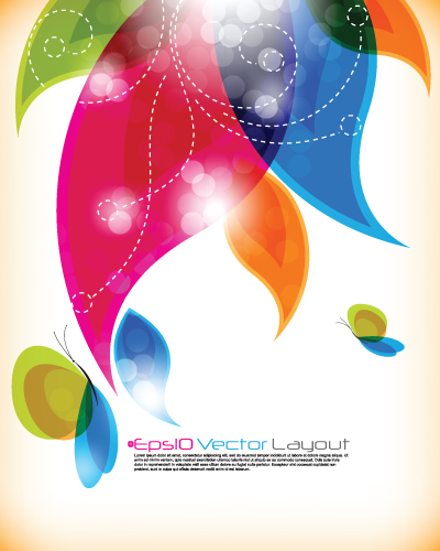 Shiny Colorful wave backgrounds art vector 01