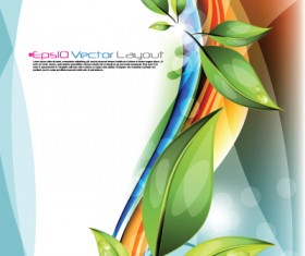 Shiny Colorful wave backgrounds art vector 03