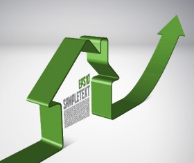 Set of Creative Arrow vector material 02