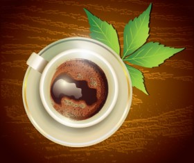 Creative elements Cup of coffee vector 04