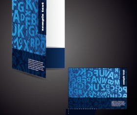 Darkcolor folder and documents design vector 03