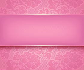 Fabric of Floral Patterns design vector set 02