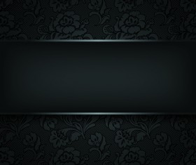 Fabric of Floral Patterns design vector set 05