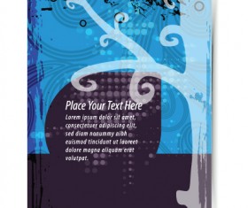 Garbage Flyer cover template vector 02