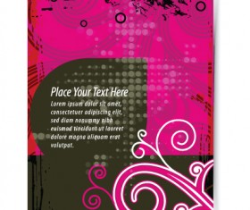 Garbage Flyer cover template vector 04