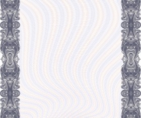 Set of Frame for guilloche design vector 05