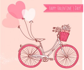 Hand drawn Valentine Decoration vector Illustration 01