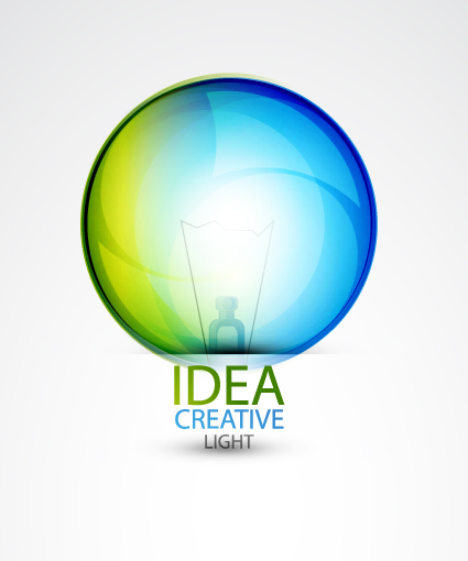Idea creative light design elements vector 04