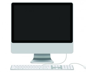 Different LCD monitor design vector 01