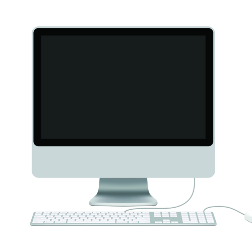 Different LCD monitor design vector 01