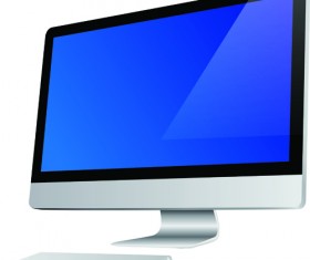 Different LCD monitor design vector 03