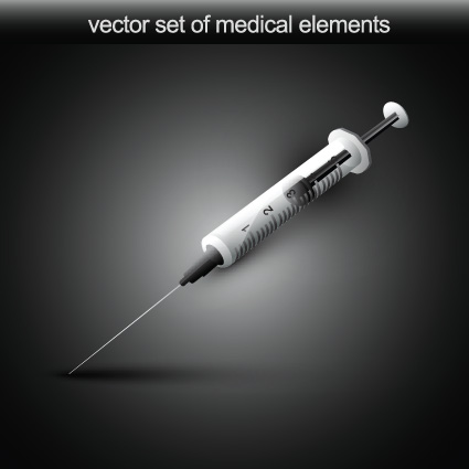 Set of Medical elements vector graphics 01