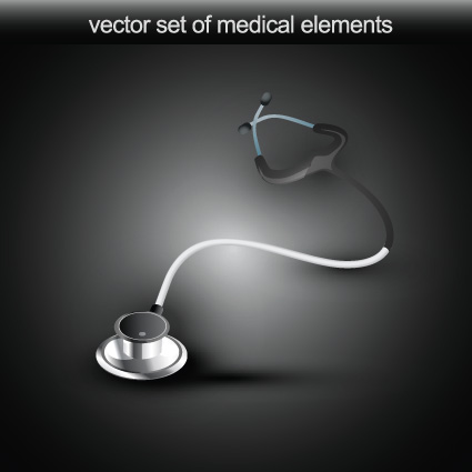 Set of Medical elements vector graphics 04