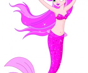 Mermaid vector graphics 03