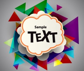 Multicolour elements vector backgrounds graphics02