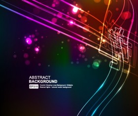 Elements of Neon abstract vector backgrounds 03