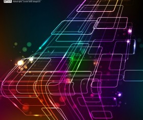 Elements of Neon abstract vector backgrounds 04