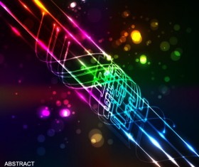 Elements of Neon abstract vector backgrounds 05