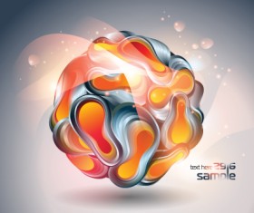 Vector set of Plasma design elements background 02