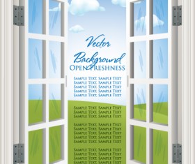 Different Plastic window design elements vector 04