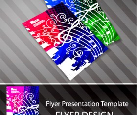 Creative Postcard design elements vector set 02