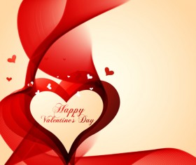 Romantic Happy Valentine day cards vector 11